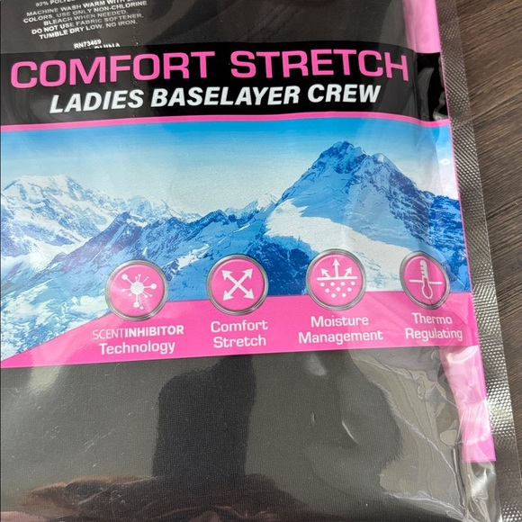 Medalist Thermo Gear Performance base layer crew,scent inhibitor,moisture mgmt - Picture 2 of 4